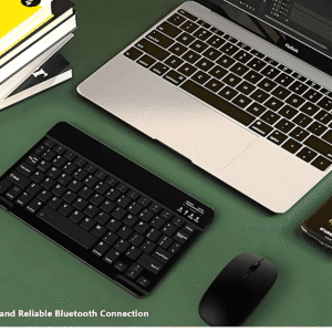 Kits teclado e Mouse sem fio e Bluetooth e tablet Preto - Imagem 7