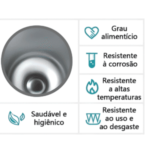 Copo Cuia Térmico Inox com Tampa Antivazamento 360ML Roxo - Imagem 3