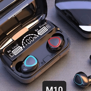 Fone de Ouvido Bluetooth M10 V5.3 Sem Fio Com Display Digital e Case Powerbank - Imagem 6