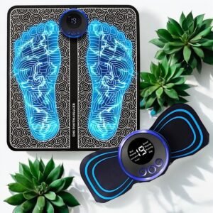 Kit Tapete e Mini Massageador Elétrico - Dor nos Pés e Musculares - Imagem 10