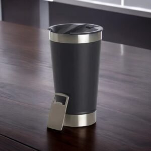 Copo Térmico Inox com Tampa e Abridor 473ML Preto - Imagem 10