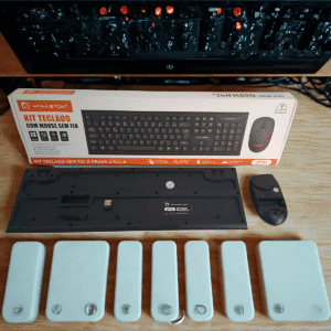 Kits teclado e Mouse sem fio via Usb - Imagem 8