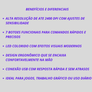 Mouse Gamer X7 - Imagem 3