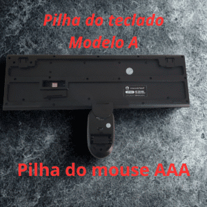Kits teclado e Mouse sem fio via Usb - Imagem 4