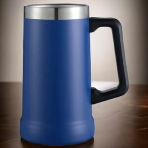 Caneca Térmica De Cerveja 709ml Azul Marinho inox - Imagem 7