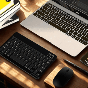 Kits teclado e Mouse sem fio e Bluetooth e tablet Preto - Imagem 8
