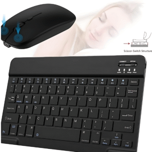 Kit Teclado e Mouse Bluetooth + Fone M10 — Sem Fio, Recarregável - Imagem 6